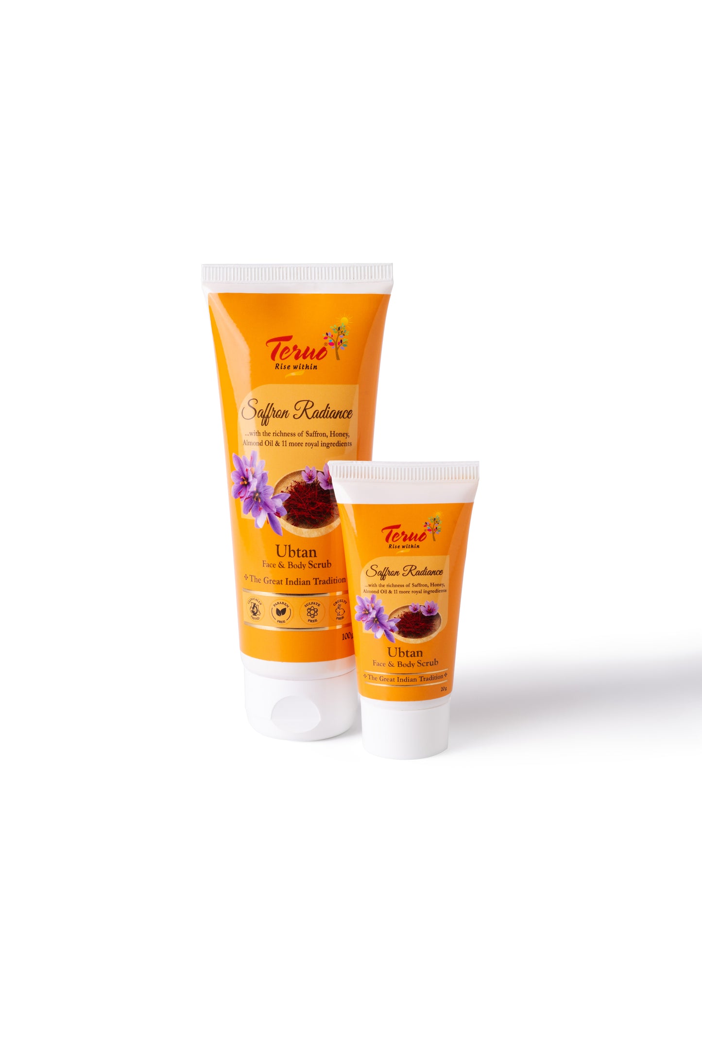 Saffron Radiance Ubtan Face & Body Scrub