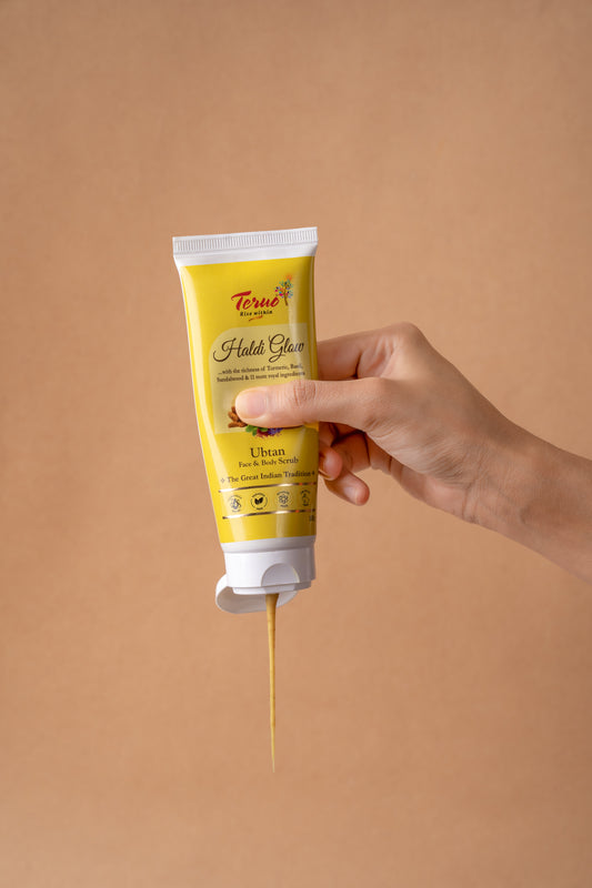 Haldi Glow Ubtan Face & Body Scrub