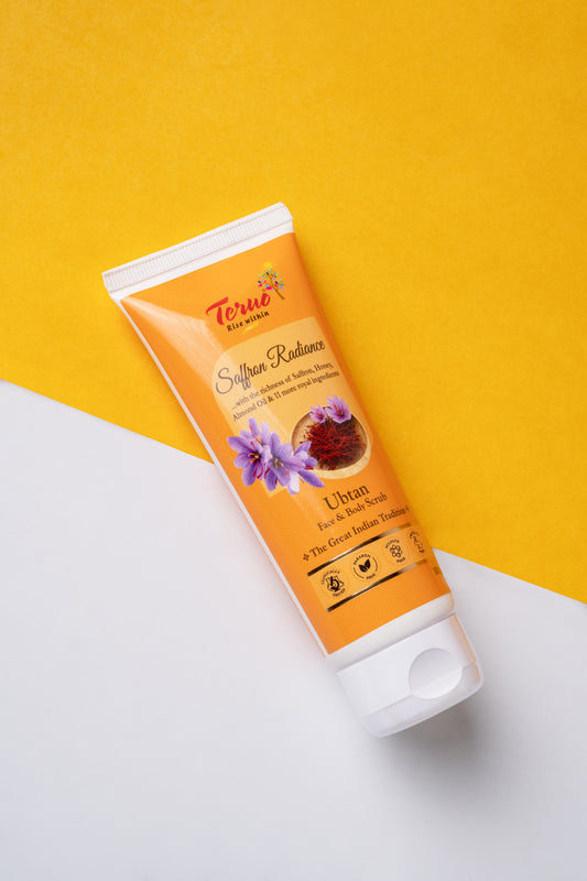 Saffron Radiance Ubtan Face & Body Scrub