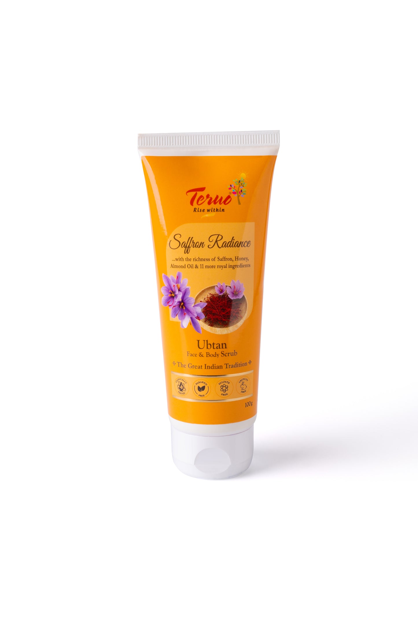 Saffron Radiance Ubtan Face & Body Scrub