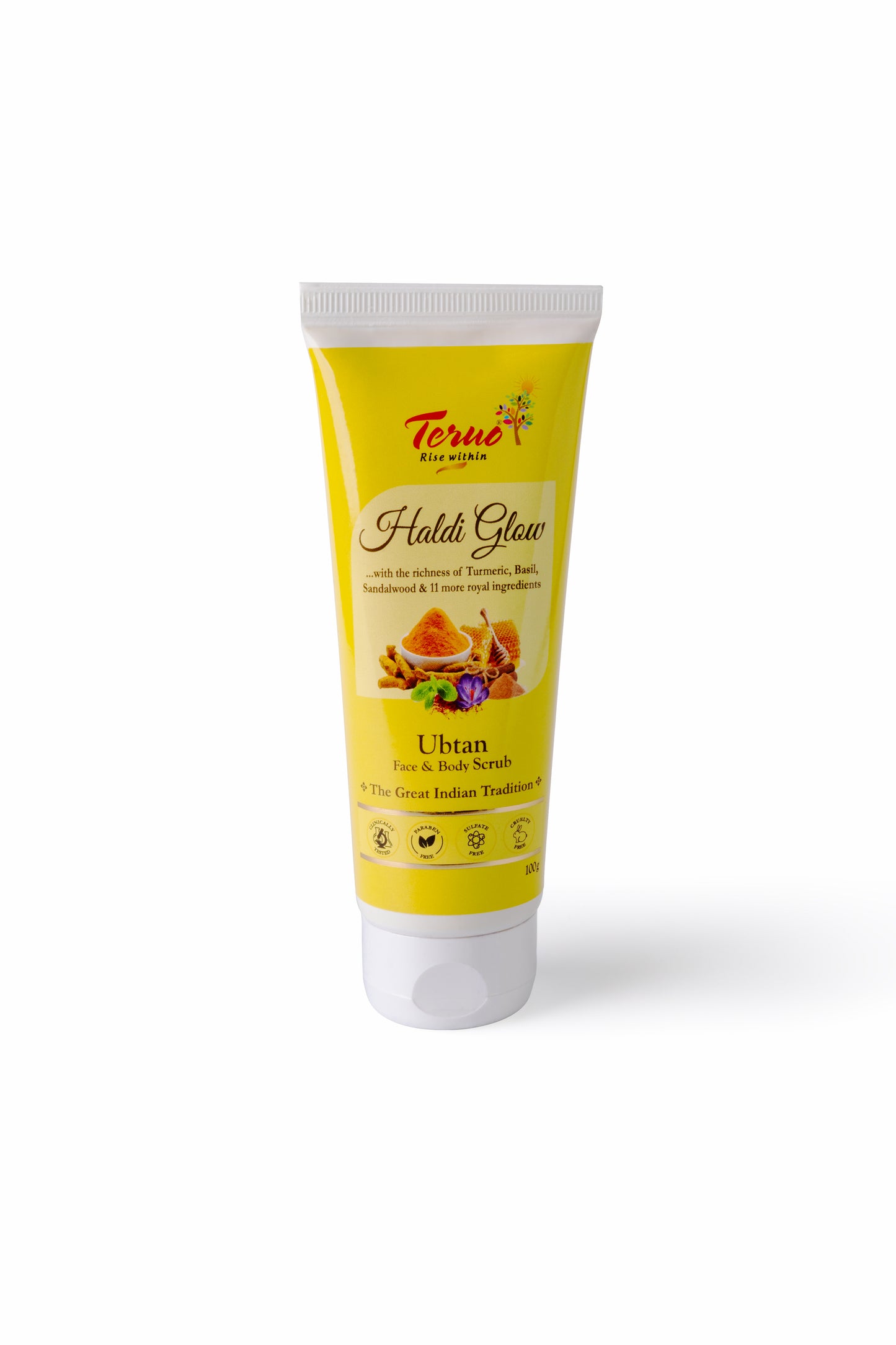 Haldi Glow Ubtan Face & Body Scrub